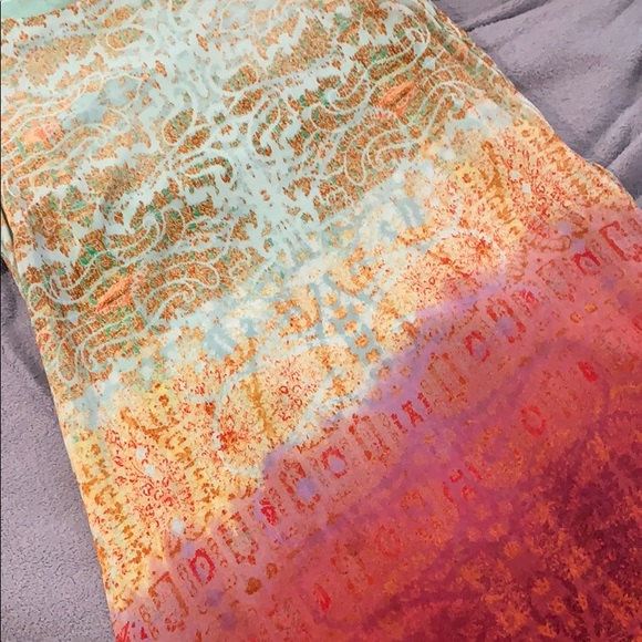 Maeve Cleome Watercolor Silk dress - Picture 8 of 8